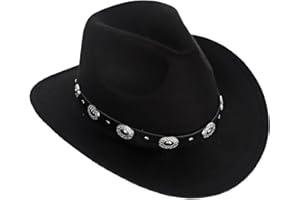 keland Chapeau de Cowboy Chapeau de Cowgirl Chapeau Western pour Adulte