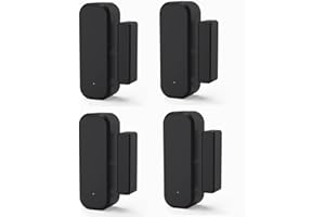 LVYXON Lot de 4 détecteurs de porte et de fenêtre WiFi intelligents pour portes et armoires avec application de notification gratuite