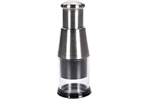 CAMPSIE Tritatutto Manuale - Trita Aglio | Tritatutto Per Aglio | Taglio Cipolla In Acciaio Inossidabile | Trita Cipolla | Tritatutto Per Alimenti | Schiaccia Aglio In Acciaio Inox | Tritatutto Per Aglio