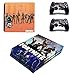 Price comparison product image THTB Playstation 4 Pro + 2 Controller Design Sticker Protector Set - Fortnite (2)/PS4 P