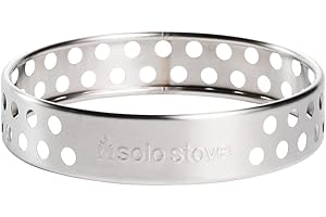 Solo Stove Support pour Ranger, Accessoires pour Le brasero Ranger, Acier Inoxydable, Base pour terrasses et Jardins, ⌀ 33 cm, Hauteur 7 cm