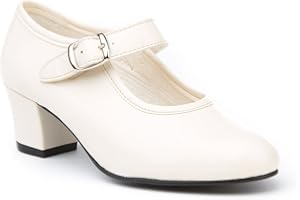 ANGELITOS Zapatos Flamenca para Niña y Mujer, Mod. 302, Calzado Made in Spain