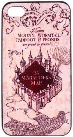 Harry Potter iphone 4 case - Hogwarts Marauder Map Hard iPhone Case 4s iPhone Cover 4 Hard Case Back Cover 4S 4G 4th