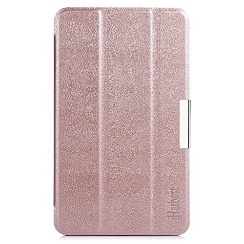 iHarbort® Samsung Galaxy Tab A 7.0 Hülle – Ultra Slim Leder Tasche Hülle Etui Schutzhülle Für Samsung Galaxy Tab A 7.0 Zoll T280 T285 Case Cover Holder,(Galaxy Tab A 7.0, Roségold) - 5