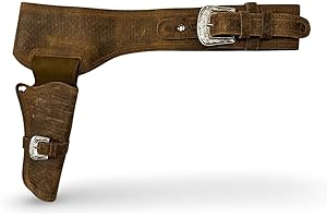 ‎ALBSALES Holstergürtel Westernholster Echt Leder Lederholster Holster