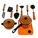 Produktbild Sharplace 9pcs Kinder Küche Kochen Kochgeschirr Spielset, Inkl. Gasherd, Kochtopf, Pfanne und Anderes Kochgeschirr.