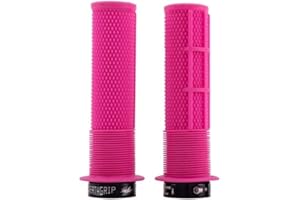 DMR BIKES Dmr Deathgrip MTB Mountain Bike Cycle handle bar grips Pink Flanged Lock on Thin Soft