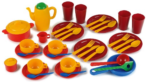 Preisvergleich Produktbild Theo Klein 9235 - Großes Koch-, Ess-, und Kaffeeset