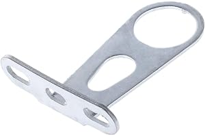 RK-HYTQWR Bicycle Mount Front Light Front Rear Lamp Support Basket Holder Electric Bikes,Silver Bicycle Front Fork Light Bracket,Silver