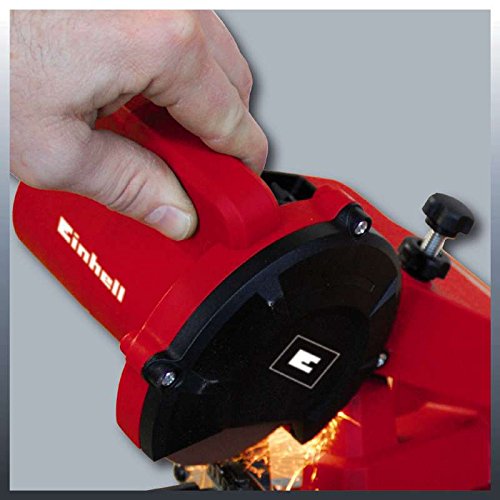 Einhell Sägekettenschärfgerät GC-CS 85 E (85 W, 5500 min-1, Tiefenbegrenzung, Kettenspannvorrichtung, Schleifscheibe) - 4