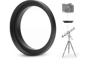 Oumij1 Anneau Adaptateur M48mm-M42mm - Anneau Adaptateur pour Télescope Astronomique - Accessoire de Télescope Astronomique en Alliage d'Aluminium - Robuste et Durable