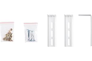 Blindecor Kit 3 équerres 10 cm de couleur blanche pour installation de stores