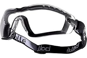 ‎BOLLÉ Bolle COBFSPSI Cobra Brille aus Polycarbonat, mit kratzfestem und beschlagfreiem Brillenglas, klar