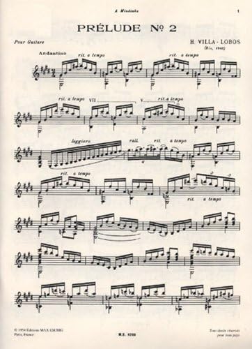 Prelude No2 – Guitar