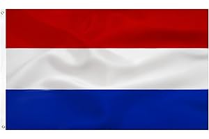 TCTOHZNG Nederland Nederlandse vlag 90x150cm-Indoor/Outdoor Quality Polyester with Vivid Color and Brass Grommets Decorations Dutch flag