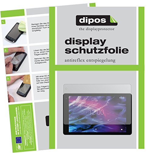 Preisvergleich Produktbild Medion Lifetab P10606 Schutzfolie - 2x dipos Displayschutzfolie Folie matt