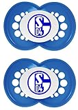 MAM 661877 - Ulti MAM Silikon, Schnuller, Bundesliga: FC Schalke 04, Doppelpack