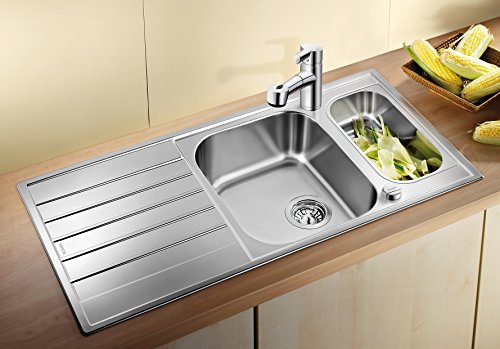 Blanco Livit 6 S Centric Küchenspüle, Edelstahl Bürstfinish, 516191 - 2