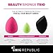 Beauty Makeup Blender Sponges - Set of 3 including Mini Sponge to Blend Conceal Contour and Highlight - Flawless Makeup Application - Ecofriendly Latex Free and Hypoallergenic!