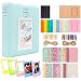 Produktbild Ablus Store 2x3 Zoll Fotopapier Film Album Set für Fujifilm Instax Mini Kamera/HP Sprocket Fotodrucker/Polaroid Snap, Z2300 und Zip Instant Printer (Eisblau, 64 Taschen)