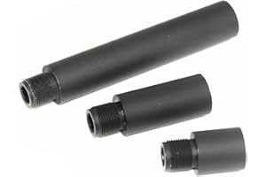 AIRSOFT SHOOTER SHOP Airsoft Softair APS 3pcs 21mm/41mm/97mm 159mm CQB Outer Barrel Extension Tube Außenrohr-Verlängerungsrohr -14mm CCW