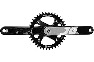 JGbike Mountain Bike Crankset Square Taper 68-73 BB 170mm 104 BCD with Chainring & Bolts for MTB BMX Road Bicyle,Compatible with Shimano,SRAM,FSA, Gaint