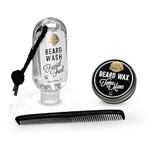 NPW Men's Beard Grooming Gift Set - Hello Handsome Beard Grooming Kit For Men - Image 2