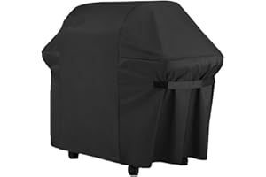 HONGCI Copertura per Barbecue Impermeabile - 600D Panno Oxford Cover per barbecue, Telo Protettivo per BBQ Grill Anti Pioggia Polvere Sole Neve Tessuto (132x66x109cm)