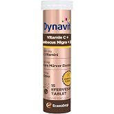 Dynavit Vitamin C & Sambucus Nigra & &Ccedil;inko 15 Efervesan Tablet - Bağışıklık - Karışık Meyve Aromalı