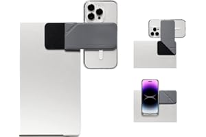 MOFT Magnetyczny uchwyt do laptopa i iPhone'a, regulowany składany uchwyt boczny do ekranu telefonu komórkowego, uchwyt przedłużający laptopa (szary)