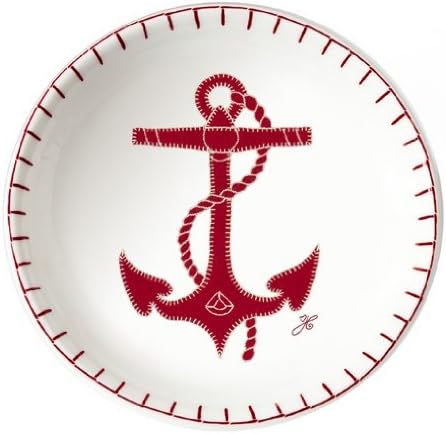 Jan Constantine 1-Piece 12 cm Bone China Small Dish Seaside Anchor, Assorted