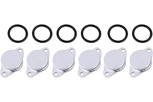 ‎KEENSO Keenso Car Diesel Engine Swivel Flaps, Pack of 6 33 mm Car Engine Swivel Valve Metal Diesel Engine Swivel Cap Replacement for E46, E83, E60, E70 Exhaust Systems