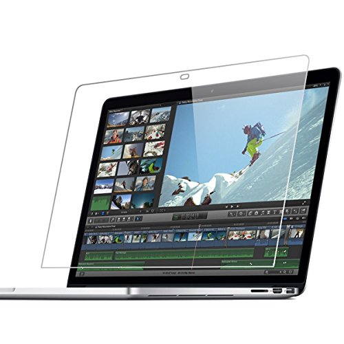 MOSISO Premium 9H Härte superdünn HD Klar Bruchsichere Kratzfest Gehärtetem Glas Displayschutzfolie für MacBook Pro Retina 13 Zoll (A1425/A1502), Klar - 5