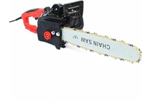 FUTCHOY Motosierra eléctrica de 2000 W, potente sierra eléctrica de 16 pulgadas para cortar madera