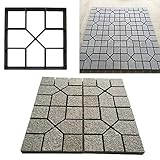 Es un molde de plástico reutilizable para crear caminatas con patrones, senderos, patios. Le toma solo unos minutos completarlos.