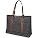 Produktbild UtoteBag Damen 15,6 Zoll Business Laptop Tasche Arbeit Schultertasche Tote Bag Aktentasche Leicht Notebooktasche Frauen Laptoptasche Büro Handtasche Businesstasche für Notebook Macbook,Schwarz