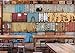 Produktbild Afashiony Retro Vintage Container Winzige Freizeit House Coffee Shop Große Dekorative Malerei Wandtapete, Abnehmbare Wandbild, Inneneinrichtungen, Brick Wall Wandbild-250Cmx175Cm