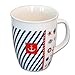 Produktbild Tony Brown - Jumbo Kaffeetasse mit Henkel Maritim | 520ml | Weiß | Porzellan | Maritimes Muster (Design 4)