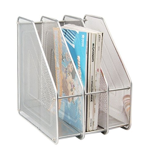 Preisvergleich Produktbild PIXNOR Stehsammler Zeitungsständer Zeitschriftensammler Magazinständer 3 Fächer