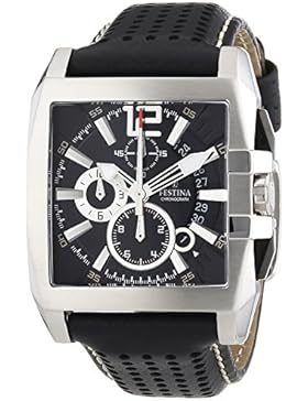 Festina Herren-Armbanduhr XL Sport Chronograph Chronograph Leder F16363/5