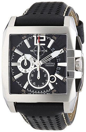 Festina Herren-Armbanduhr XL Sport Chronograph Chronograph Leder F16363/5