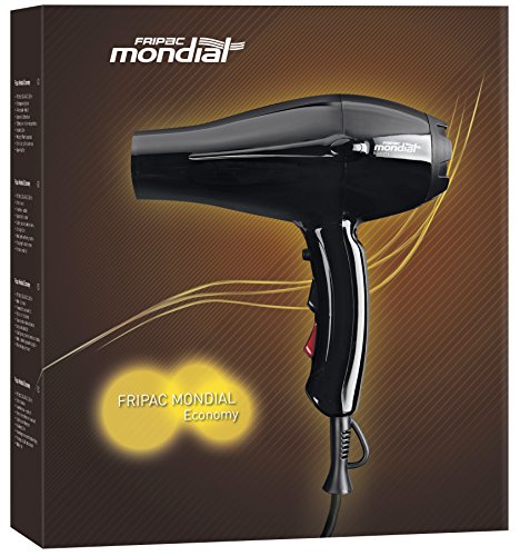 Profi-Haartrockner Fön, Fripac Mondial Economy, mit 2 Styling-Düsen, 1950 Watt, schwarz - 7