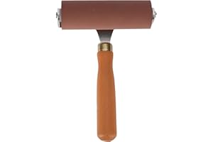 GOSHYDA Brayer, rouleau en caoutchouc élastique souple et durable, idéal pour distribuer de l'encre ou de la colle, pour les outils d'estampage, les albums de coupures, les travaux manuels en papier(10cm)