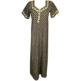 Indiatrendzs Women's Nighty Cotton Summer Nightgowns Chest : 40