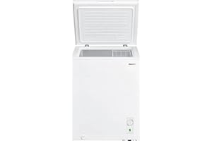 Midea Comfee RCC197WH1 - Congelatore pozzetto, 142 L, Congelamento 6,5 kg/24h, Classe energetica F, Bianco, Libera installazione, Apertura dall'alto