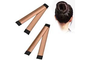 BODIIWULIU Outils de Coiffure, 2 PCS Accessoires de Coiffure, Chignon Bun Maker Set, Cheveux Filles Chignon Tresse Kit, Parfait pour les cheveux longs et épais-416#