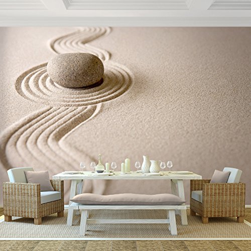 Fototapete Steingarten 396 x 280 cm – Vliestapete – Wandtapete – Vlies Phototapete – Wand – Wandbilder XXL – !!! 100% MADE IN GERMANY !!! Runa Tapete 9059012a - 2