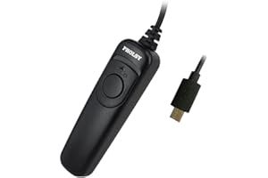 PHOLSY RR-90 Kabel Fernauslöser Kamera Auslöser für Fujifilm GFX50S, X-Pro2, X-H1, X-T2, X-T1, X-T10, X-T20, X-T100, X-E2S, X-E2, X-E3, X-M1, X-A20, X-A5, X-A3, X-A2, X-A1, X-A10, X100F, X100T, X70