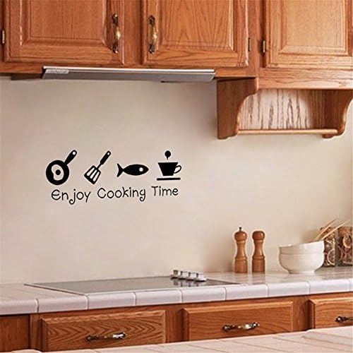 Removable Kitchen Enjoy Cooking Time Wall Sticker Decal Kitchen Home Decor