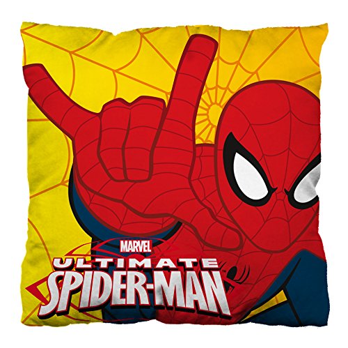 Arditex SM8361 - Cojín de poliéster, 35 x 35 cm, diseño Spiderman